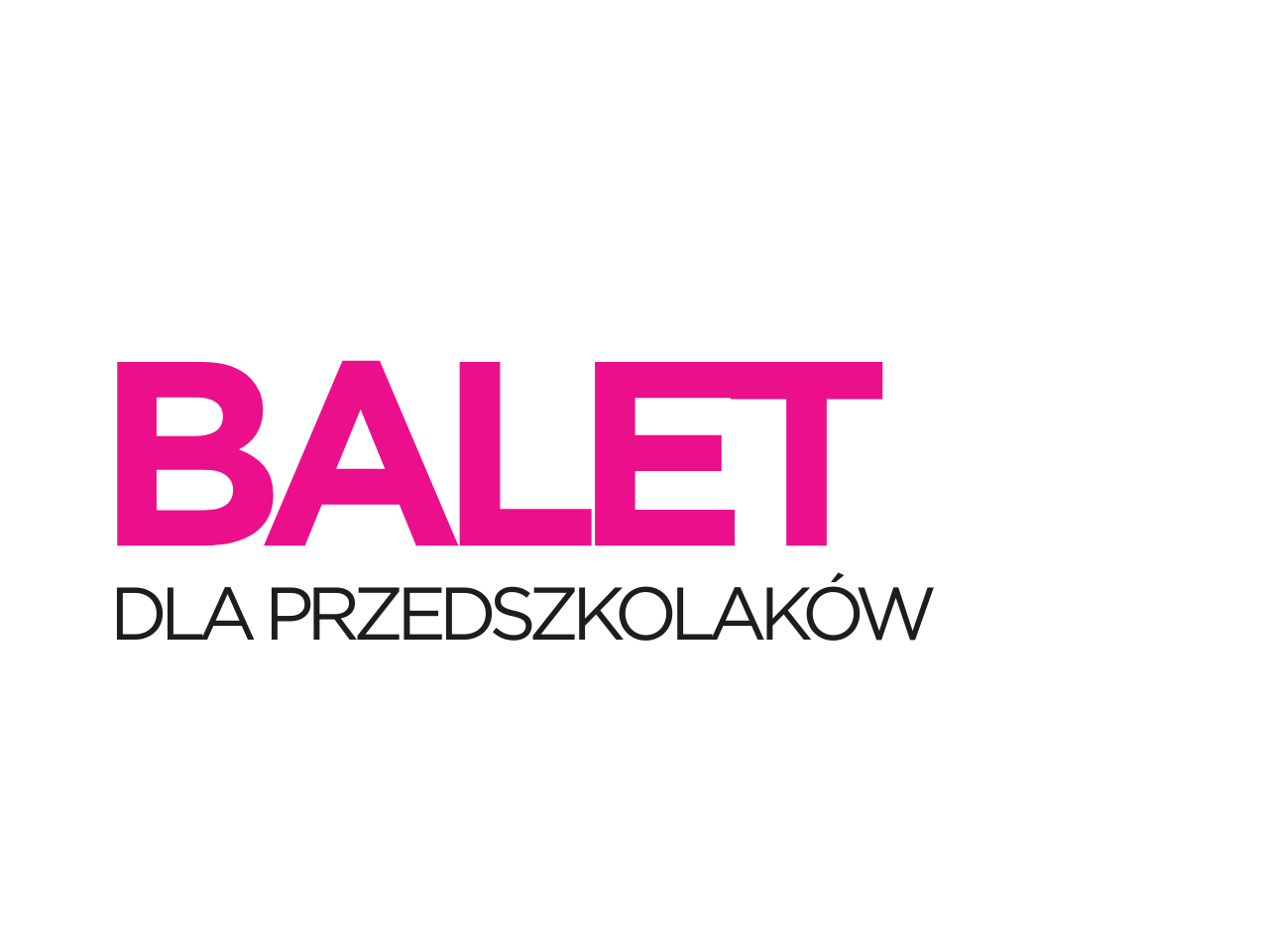 Balet - przedszkolaki Żywiec